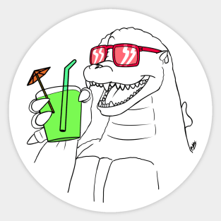 Kaiju Kooler (V.1) Sticker